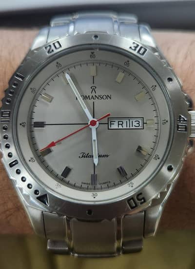 Romanson titanium watch