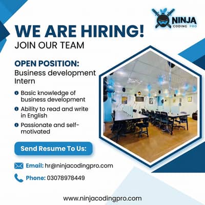 Hiring Business Development Intern – Night Shift