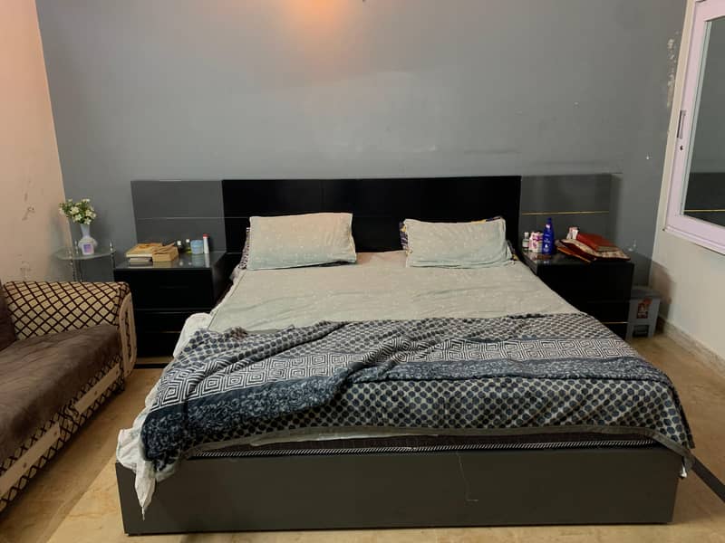 Double Bed with Side Tables 1