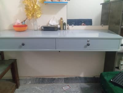 tv console mounted table available for sale