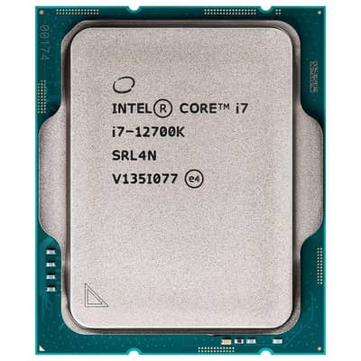Intel Core i7 12th Generation 12700K Processor.
