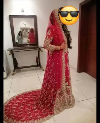 Stunning Red Bridal Lehenga Set