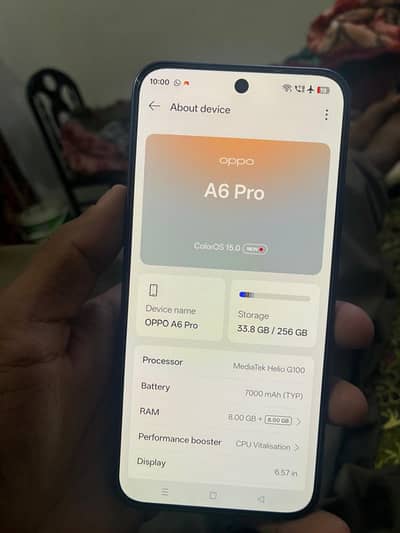 OPPO A6pro 8 256 ofiical pta approved