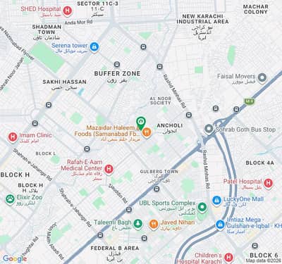 Prime Location 2000 Square Yards Amenity Plot For Sale In Federal B Area - Block 18 Karachi