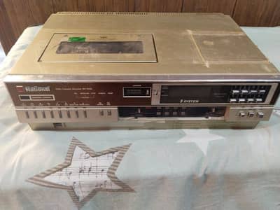national vcr 10by10 condition full working for sale