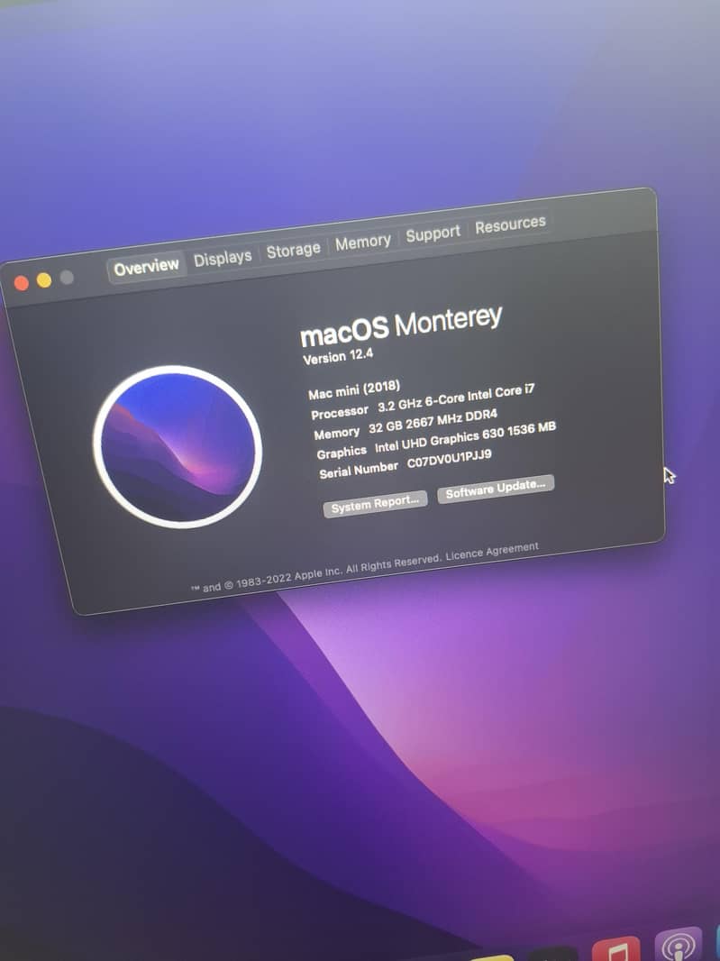 mac mini 2018 2