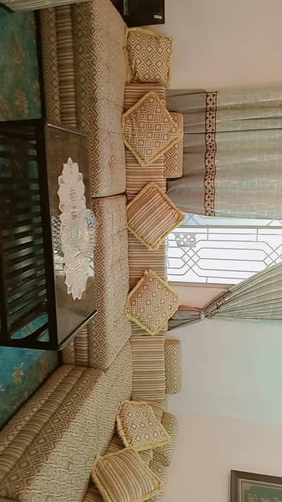 L shape sofa set (12 seater)