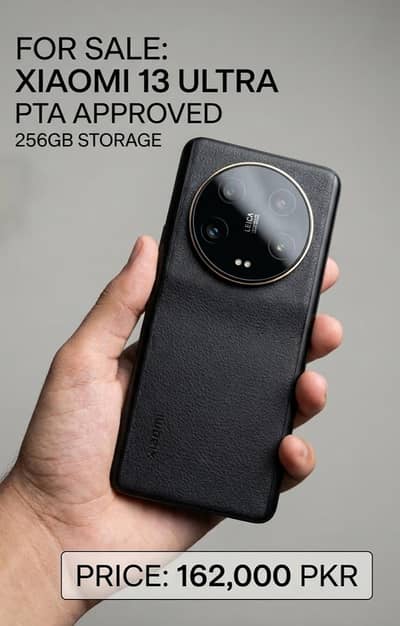 Xiaomi 13 Ultra (256GB ) - 10/10 Condition - Official PTA Approved