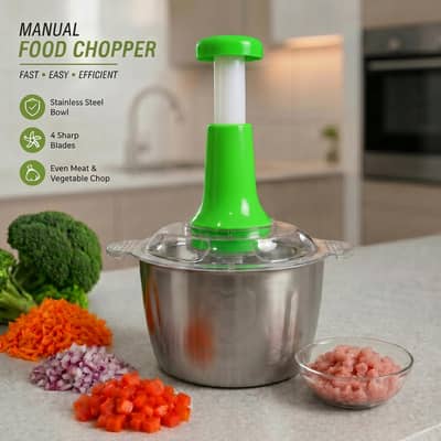 Manual Stainless Steel Hand Chopper