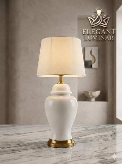 Pair of ceramic Table lamps.