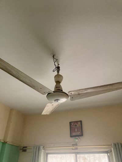 2 ceiling fans available.