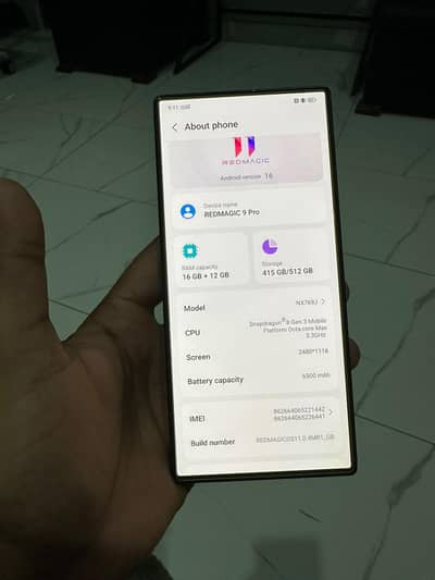 Zte nubia RedMagic 9 Pro Plus