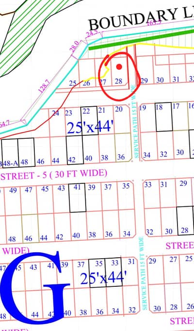 4 Marla Plot, G Block, New City Phase-2