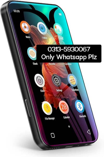 timkoo MP3 player MP4 player with speaker Bluetooth voice recorder