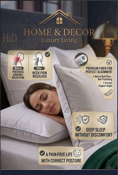 Pillow High quality /Sleeping Pillow/Comfort Pillows Case/Soft Pillows