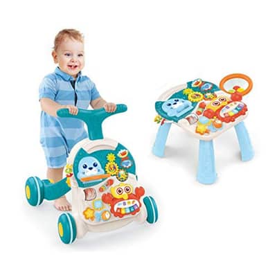 2 in 1 baby walker & activity table