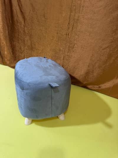 Kids Elephant Velvet Stool