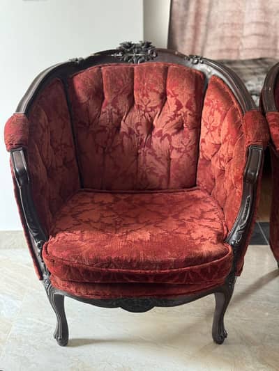 Original Wood 5 seater Sofa Set