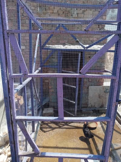 wooden cage