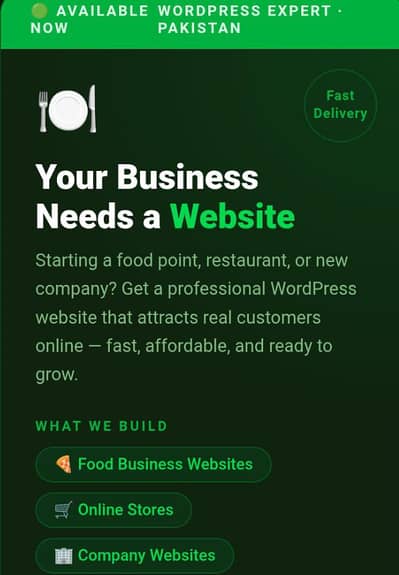 GET A PROFESSIONAL WEBSITE FOR YOUR BUSINESS: Web Development