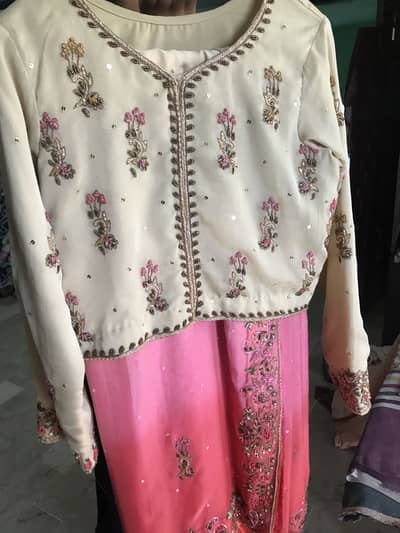 NEW adda work saree for mehendi / mayun / wedding