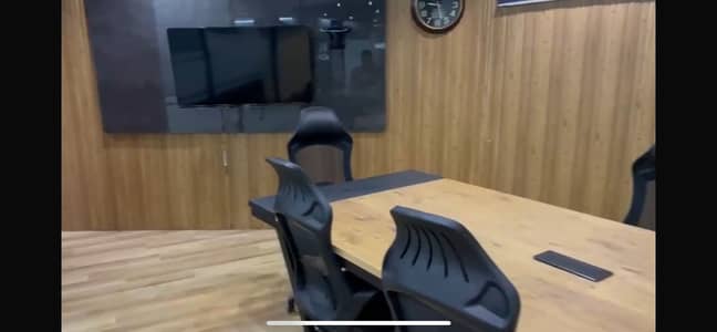 Fully furnished office for rent.