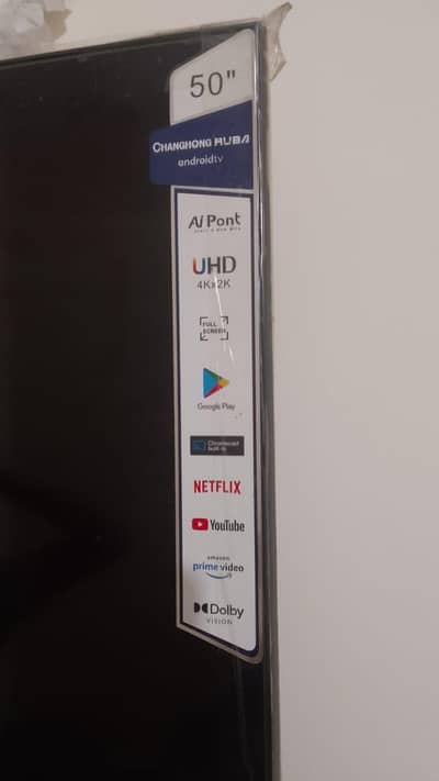 Changhong ruba imported 50" 4k uhd smart wi-fi Hdr11 Bluetooth model