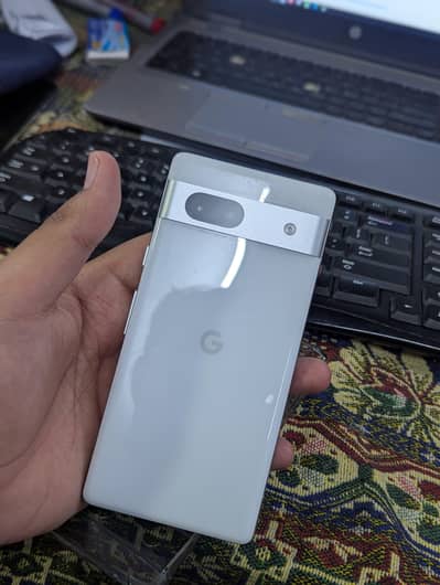 Google Pixel 7a with original charger
