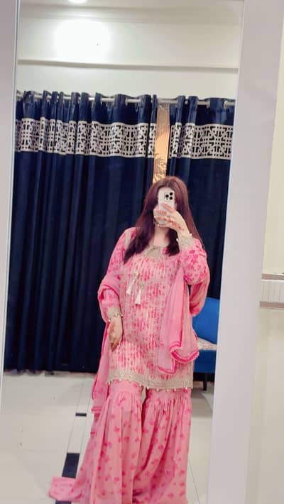Maria b luxury lawn 3pc suit