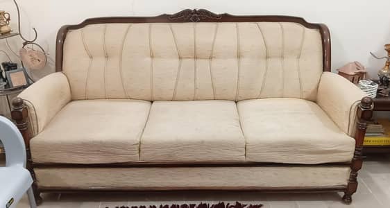 Sofa 5 Seater Sheesham Wood