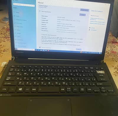 dynabook laptop core i5 4th generation 4 gb ram 256gb storage
