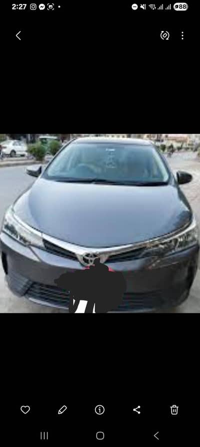 toyota corolla Gli 2018 model