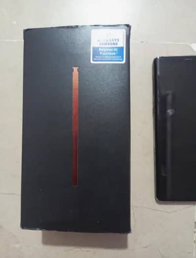 Samsung Mobile Note 9 6/128 pta with box