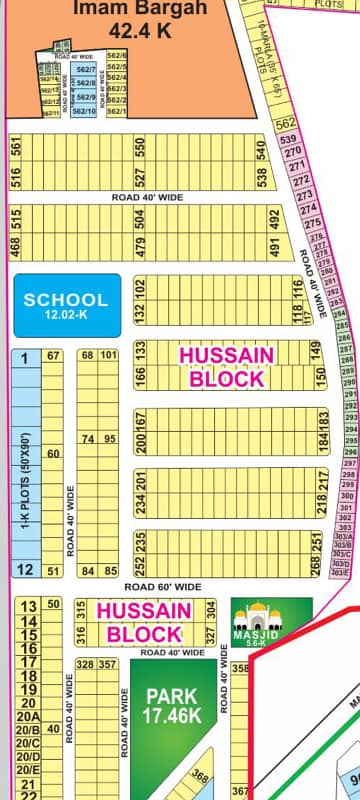 10 Marla Plot For Sale In Nargis Block Bahria Town Lahore