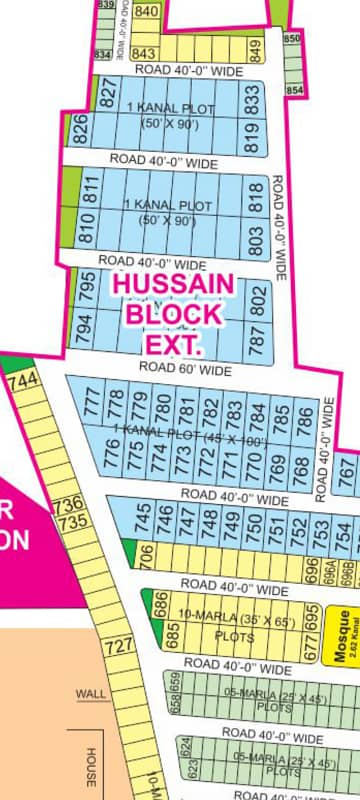 5 Marla Plot For Sale In Nargis Ext Block Bahria Town Lahore