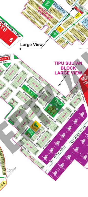 5 Marla Plot For Sale In Tipu Sultan Ext Bahria Town Lahore