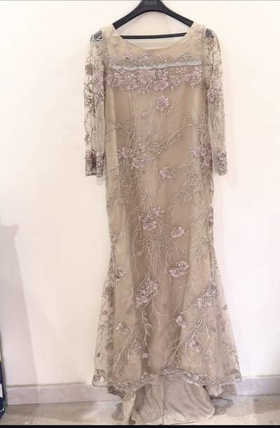Long trail maxi dress