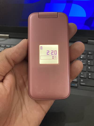 Docomo F-02J – PTA Approved Premium Japanese Flip Phone Stylish Pink C