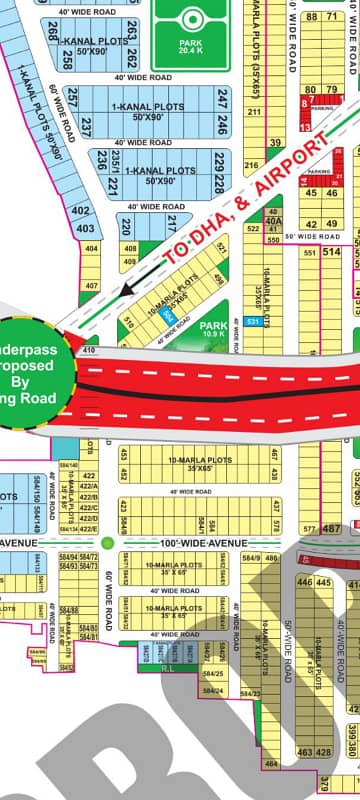 10 Marla On Ground Possession Plot For Sale In Overseas B Ext Block Bahria Town Lahore