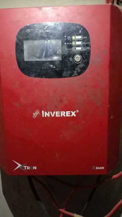 Inverx inverter used with 2 ags battery used like new