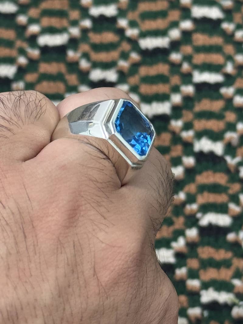 Electric topaz ring 0