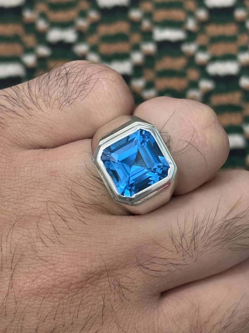 Electric topaz ring 1