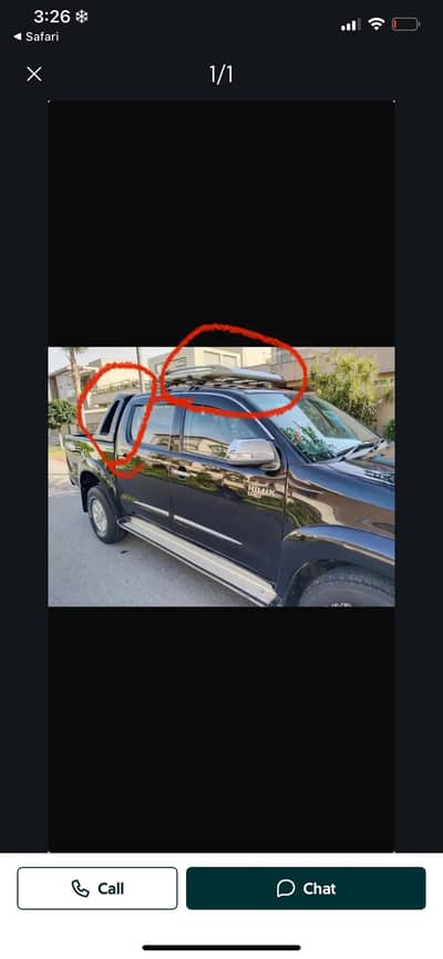 Roof rack & roll bar