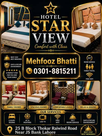 Couple & Family Stay Fully Safe Rooms 24/7 Available