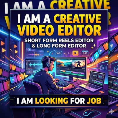 Video Editor for short form reels and long form youtube videos