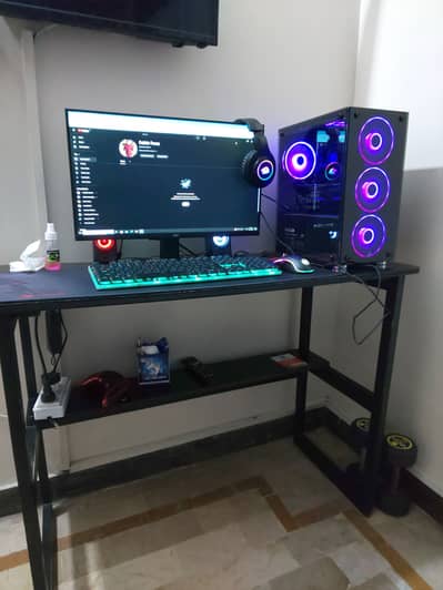Gaming PC i5 6th Gen with ARGB case and 6 Fans For sale