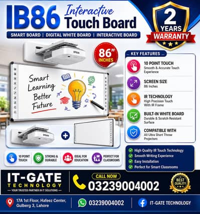 Interactive Smart Board, Interactive panel White Board, Smart Board,