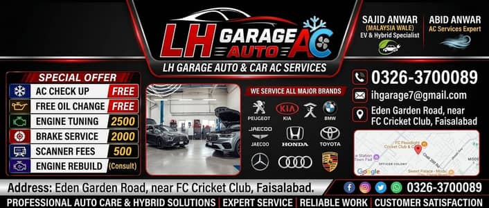 LH Garage Auto & Car AC Services - EV, Hybrid & German Car Specialist