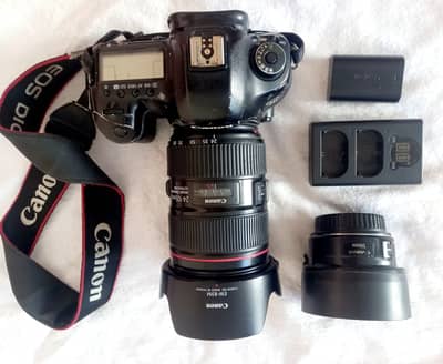5D MARKiii with 24-105 L2 LENSE AND 50 MM LUSH CONDITION