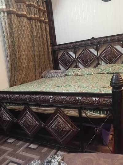 iron bed